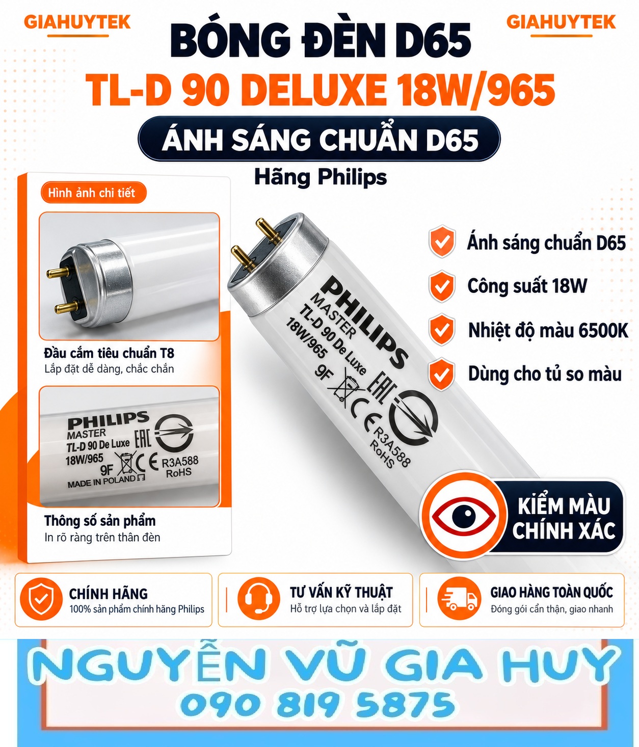BÓNG ĐÈN D65 TL-D 90 DELUXE 18W965 (3)